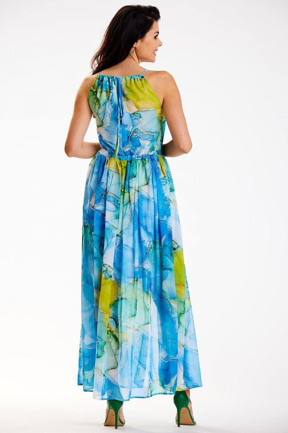 Alena Floral Chiffon Day Dress Blue, Dress, Ruby Vixen