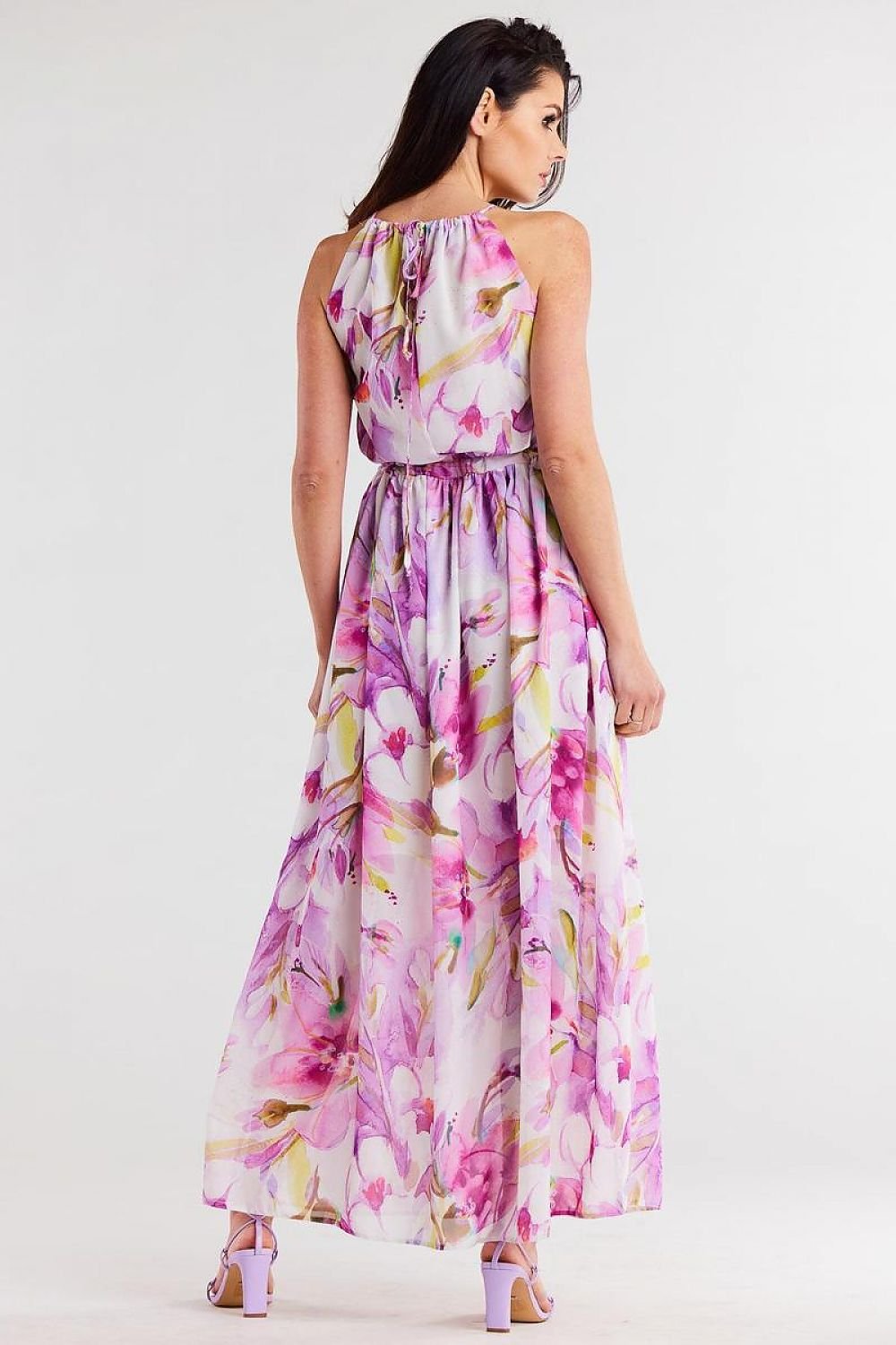 Alena Floral Chiffon Day Dress Pink, Dress, Ruby Vixen