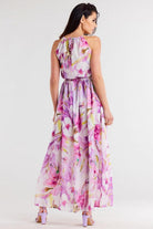 Alena Floral Chiffon Day Dress Pink, Dress, Ruby Vixen