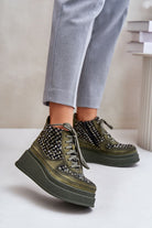 Ankle Boots George Olive, Ankle Boots, Ruby Vixen