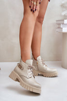 Ankle Boots Tyler Pale Beige, Ankle Boots, Ruby Vixen