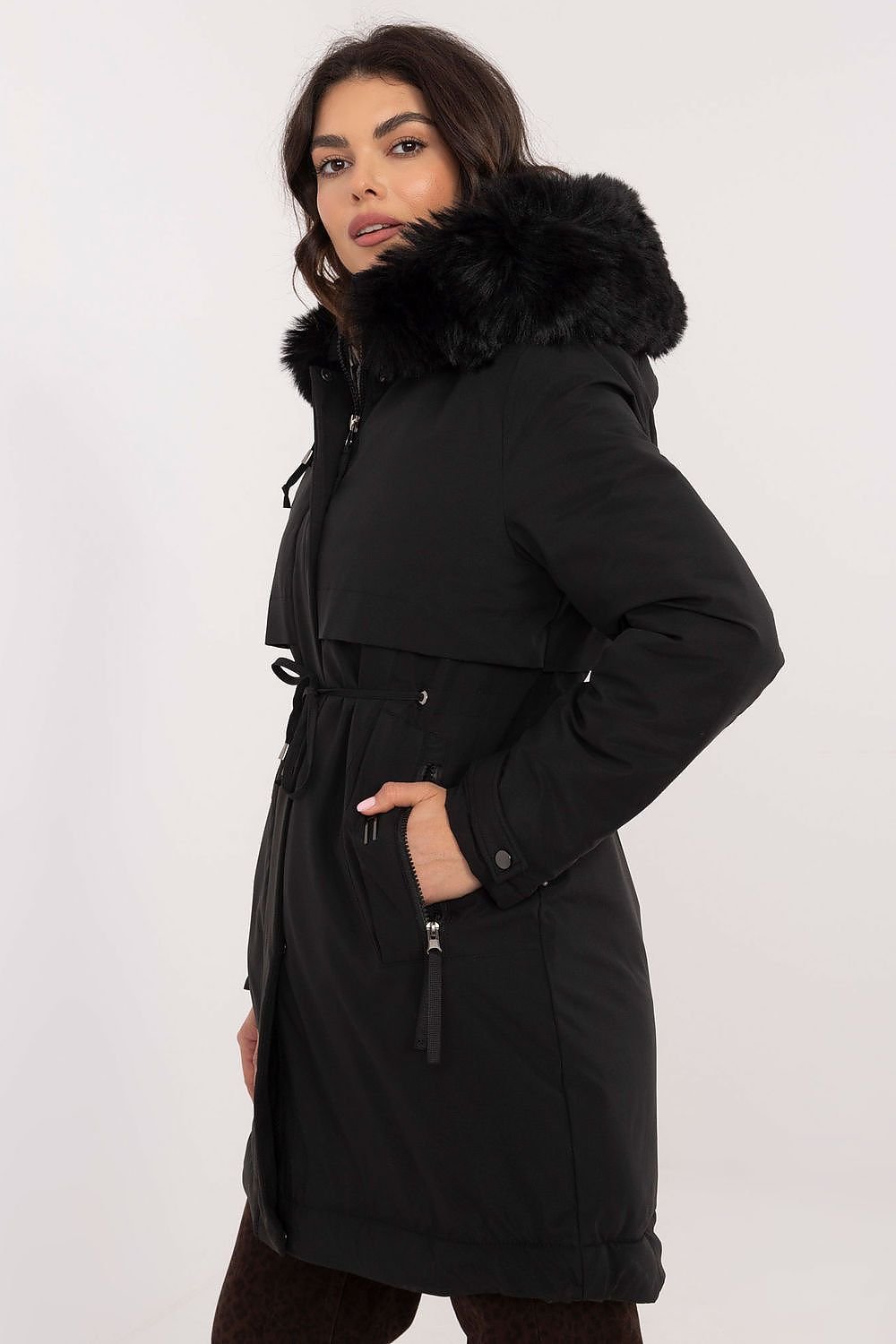 Anorak Olivet Faux Fur Black, Anorak, Ruby Vixen