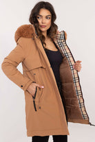 Anorak Olivet Faux Fur Tan, Anorak, Ruby Vixen