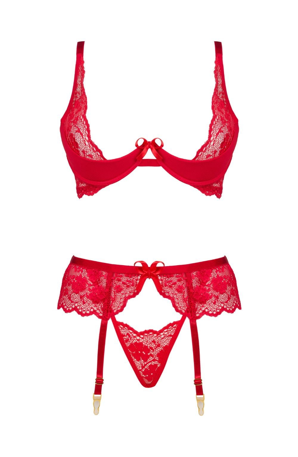 Discover Our Lingerie SetLingerie Set Red - Rose CollectionRuby Vixen