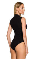 Bodysuit High Neck Sleeveless Black, Bodysuit, Ruby Vixen