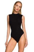 Bodysuit High Neck Sleeveless Black, Bodysuit, Ruby Vixen