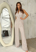 Cannes Jumpsuit in Cream, Jumpsuits & Rompers, Ruby Vixen