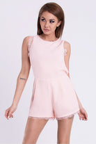 Elaine Playsuit in Pink, Jumpsuits & Rompers, Ruby Vixen