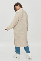 Long Cardigan Chunky Knit Ivory, Long Cardigan, Ruby Vixen