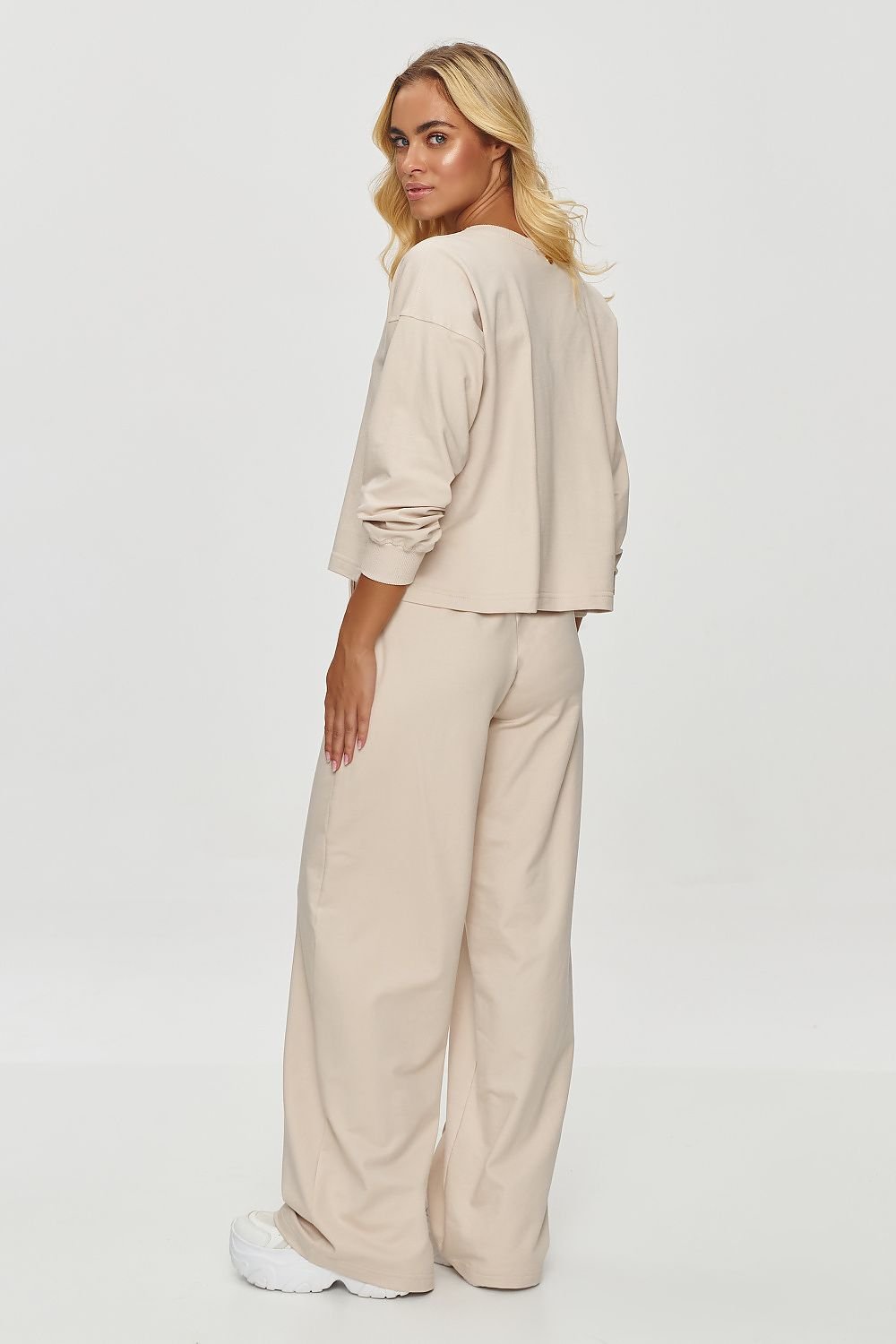 Loungewear Eliza Tracksuit Set in Beige, Loungewear, Ruby Vixen