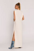 Maxi Dress Sleeveless Cream, Maxi Dress, Ruby Vixen