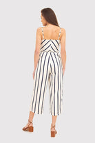 Monaco Jumpsuit in Blue and Cream, Jumpsuits & Rompers, Ruby Vixen