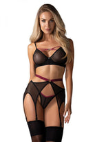 Novenes Lingerie Set - BlackRuby Vixen