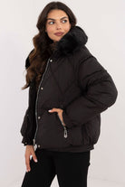 Puffer Jacket Quincy Black, Puffer Jacket, Ruby Vixen