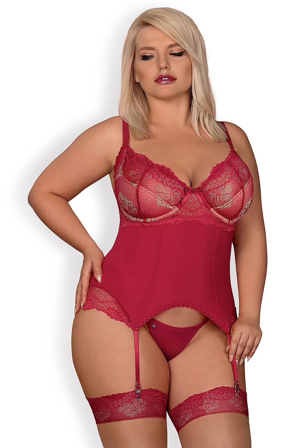 Rosalyn Corset RedRuby Vixen