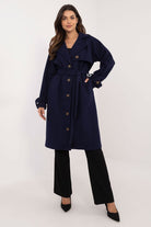 Trench Coat York Navy Blue, Trench Coat, Ruby Vixen