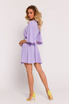 Wrap Mini Dress Lilac, Mini Dress, Ruby Vixen